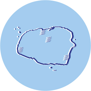 Skizze der Insel Föhr